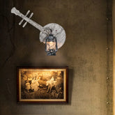 Rustikale Wandleuchten Vintage Schiffsholz im amerikanischen Stil - Clowas.de