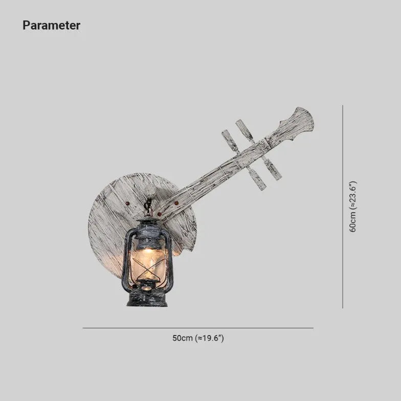 Rustikale Wandleuchten Vintage Schiffsholz im amerikanischen Stil - Clowas.de
