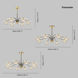 Schöne Deckenleuchten Wohnzimmer nordisch leicht luxuriös - Clowas.de