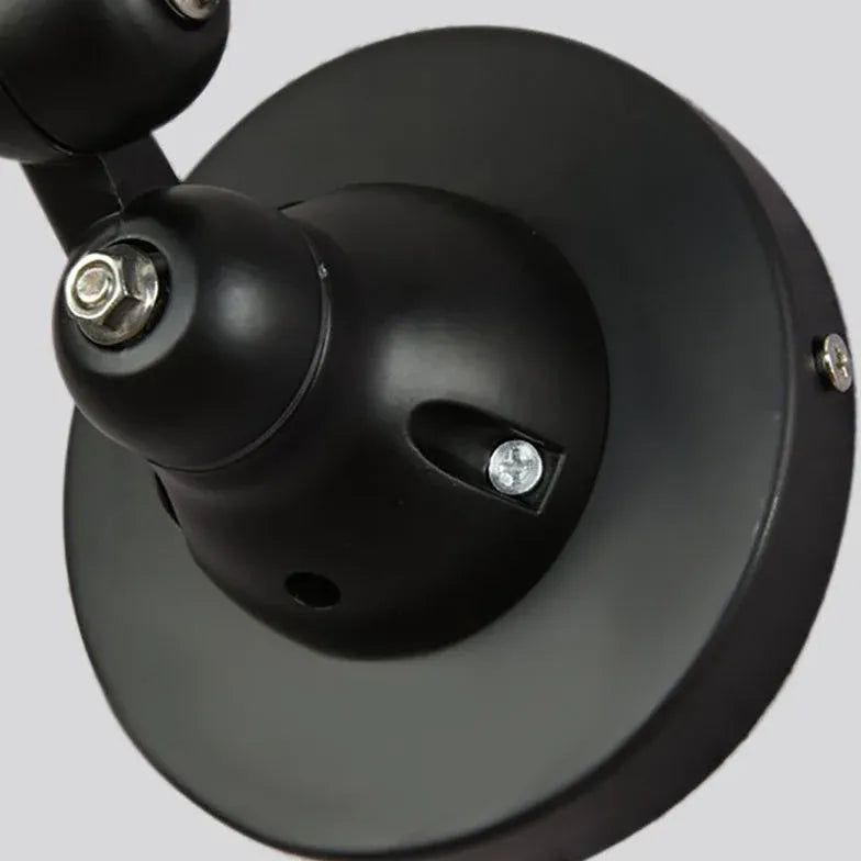 Schwenkarm Wandleuchte moderne schwarze klappbare Arm - Clowas.de