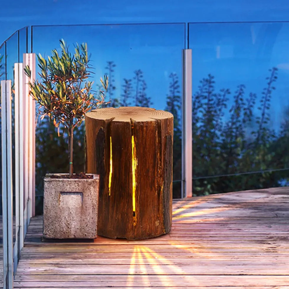 Sockel Dekoleuchte für Holzpfosten Terrasse Outdoor - Clowas.de