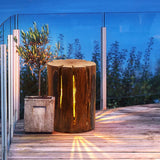 Sockel Dekoleuchte für Holzpfosten Terrasse Outdoor - Clowas.de