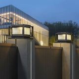 Sockelleuchte schwarz Outdoor Cube minimalistisches Design - Clowas.de