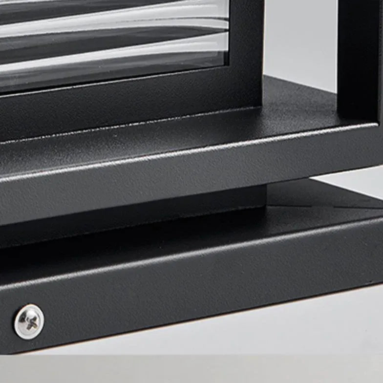 Sockelleuchte schwarz Outdoor Cube minimalistisches Design - Clowas.de