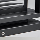 Sockelleuchte schwarz Outdoor Cube minimalistisches Design - Clowas.de