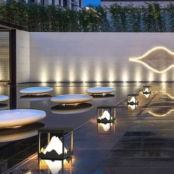 Solar Sockelleuchte Außen mit robustem wasserdichtem Design - Clowas.de