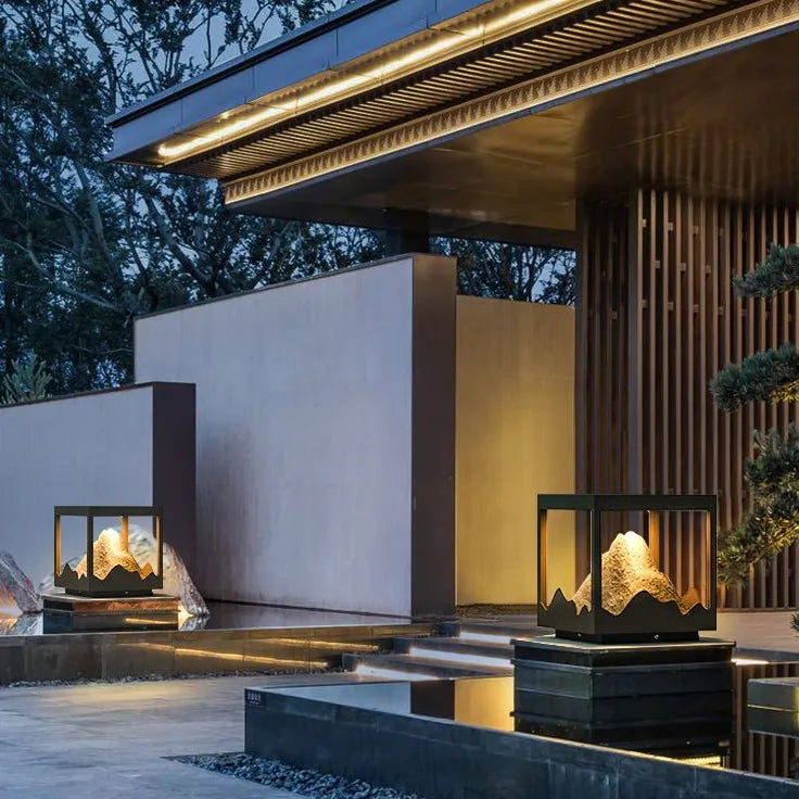 Solar Sockelleuchte Außen mit robustem wasserdichtem Design - Clowas.de