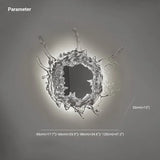 Spiegelleuchte Bad mit Schalter im kreativen Design - Clowas.de