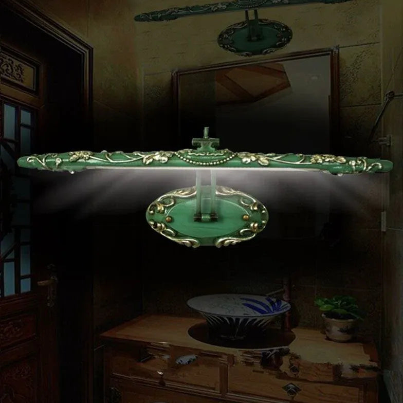 Spiegelleuchte mit Schalter Bad im klassischen Retro Design - Clowas.de