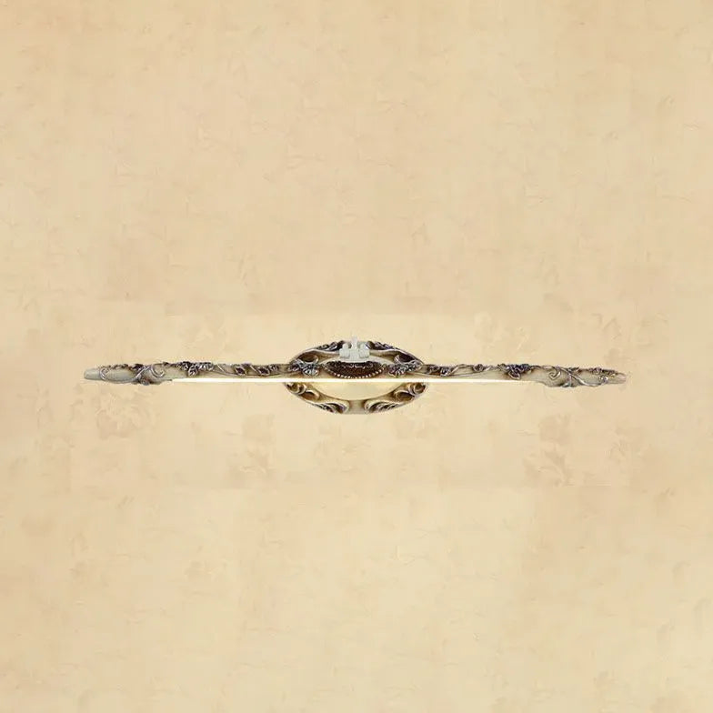 Spiegelleuchte mit Schalter Bad im klassischen Retro Design - Clowas.de