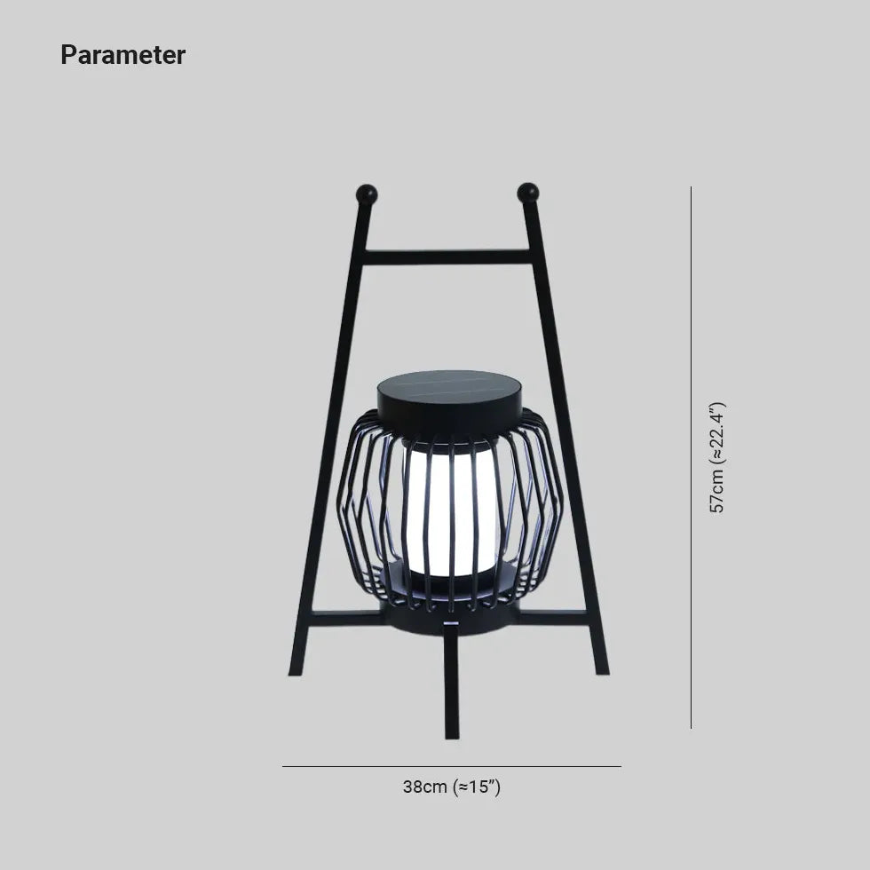 Stehlampe Dreibein Schwarz für moderne Terrassengestaltung - Clowas.de