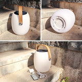 Stehlampe modern design elegante weiße Beleuchtung - Clowas.de