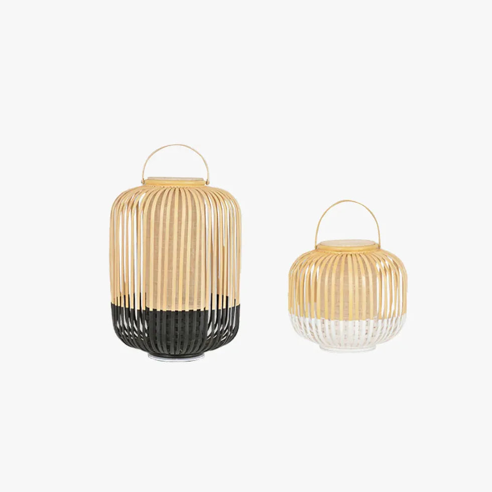 Stehlampe Rattan Bambus schlichte elegante Wohnraumbeleuchtung - Clowas.de