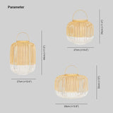 Stehlampe Rattan Bambus schlichte elegante Wohnraumbeleuchtung - Clowas.de