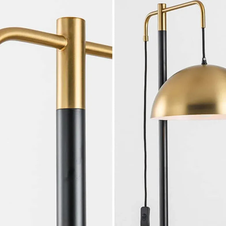 Stehlampe Wohnzimmer Gold im nordischen minimalistischen Stil - Clowas.de