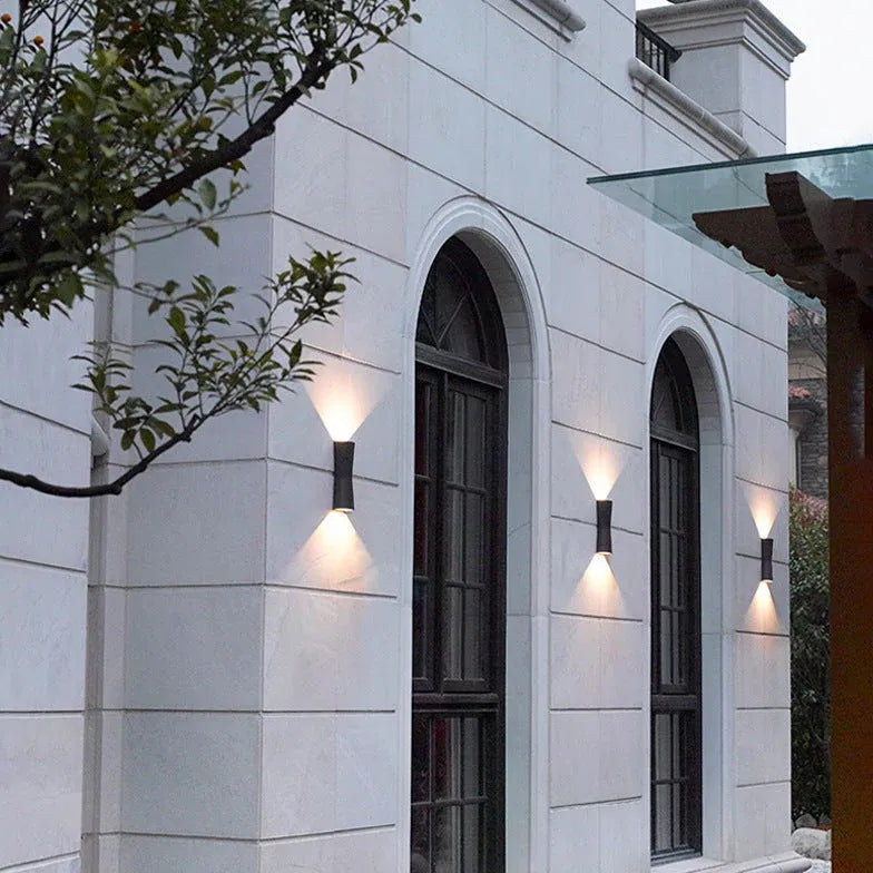 up and down leuchten aussen moderne elegante Beleuchtung - Clowas.de