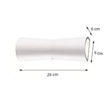 Moderne Sanduhr Wandleuchte aus Aluminium für den Außenbereich