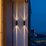 Up Down Wandleuchte Außen Schwarz Modern Elegant - Clowas.de