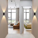 Up Down Wandleuchte Außen Schwarz Modern Elegant - Clowas.de