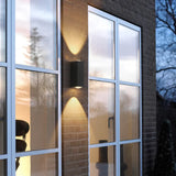 Up Down Wandleuchte Außen Schwarz Modern Elegant - Clowas.de