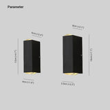 Up Down Wandleuchte Außen Schwarz Modern Elegant - Clowas.de