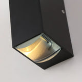 Up Down Wandleuchte Außen Schwarz Modern Elegant - Clowas.de