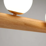 Pendelleuchte Wohnzimmer Holz moderne nordische Einfachheit - Clowas.de