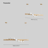 Pendelleuchte Wohnzimmer Holz moderne nordische Einfachheit - Clowas.de