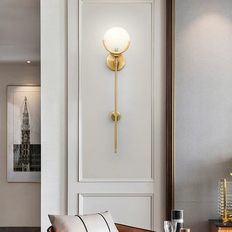 wandleuchte weiß gold Modernes schlichtes Design - Clowas.de