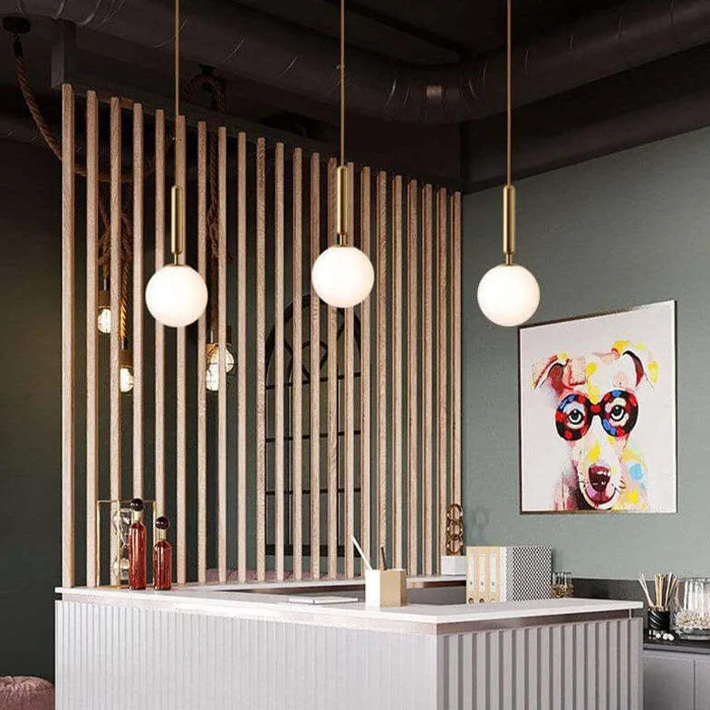 Pendelleuchte Kugel Glas Nordisch Kreativ Modern Einzeln - Clowas.de