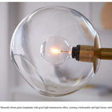 Pendelleuchte Wohnzimmer Glas moderne einfache nordische Design - Clowas.de