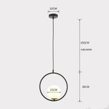 Pendelleuchte Weiß Rund im nordischen modernen Design - Clowas.de