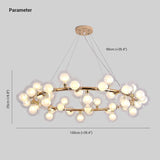 Cluster Pendelleuchte Glas modern nordisch minimalistisch - Clowas.de