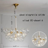 Pendelleuchte wohnzimmer glas im nordischen kreativen Stil - Clowas.de