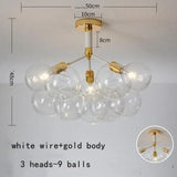 Pendelleuchte wohnzimmer glas im nordischen kreativen Stil - Clowas.de