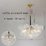 Pendelleuchte wohnzimmer glas im nordischen kreativen Stil - Clowas.de