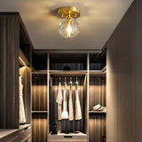 Verstellbare Deckenleuchte Nordisch Vollkupfer Kristall Luxus - Clowas.de