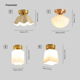 Viereckige Deckenleuchte modern schlicht aus Vollkupfer - Clowas.de