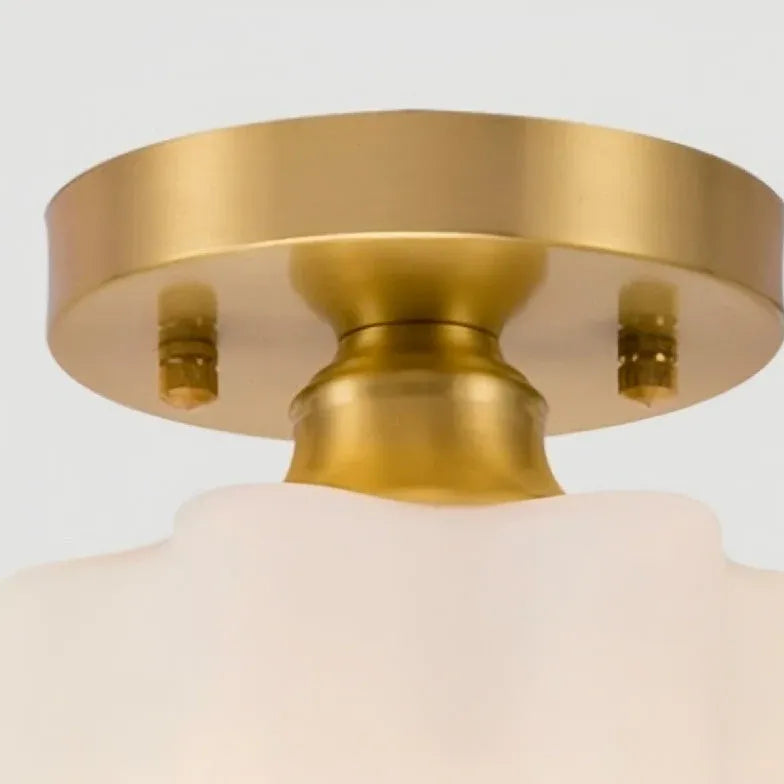 Viereckige Deckenleuchte modern schlicht aus Vollkupfer - Clowas.de