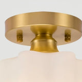 Viereckige Deckenleuchte modern schlicht aus Vollkupfer - Clowas.de