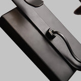 wandleuchte arm schwarz Glasstil Retro Design - Clowas.de