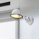 Wandleuchte außen rund nordisch minimalistisch Eisenkunst - Clowas.de