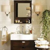 Wandleuchte Bad Weiß skandinavischer moderner Stil - Clowas.de