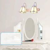 Wandleuchte bunt im retro Blumenstil amerikanisch - Clowas.de