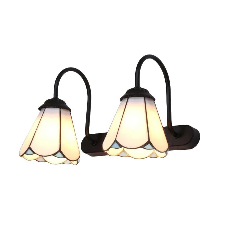 Wandleuchte bunt im retro Blumenstil amerikanisch - Clowas.de