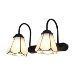 Wandleuchte bunt im retro Blumenstil amerikanisch - Clowas.de