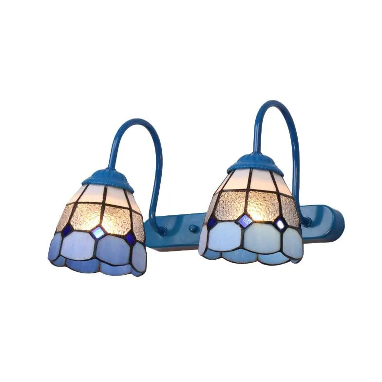 Wandleuchte bunt im retro Blumenstil amerikanisch - Clowas.de