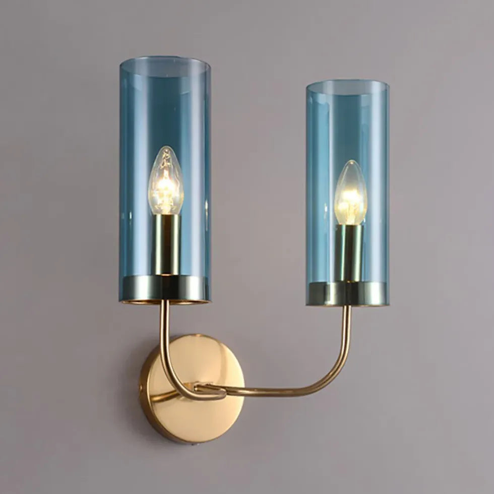 wandleuchte buntes glas modernes nordisches design - Clowas.de