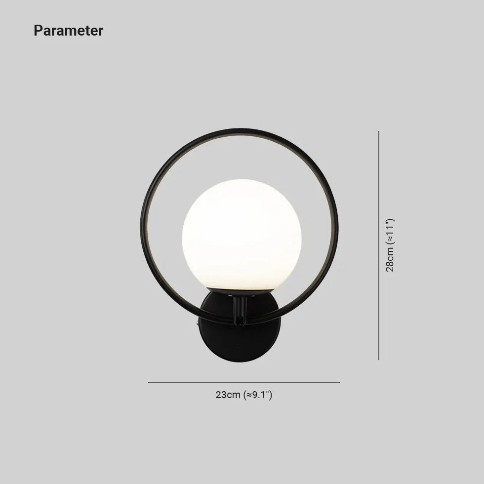 wandleuchte gold rund für modernes minimalistisches Schlafzimmer - Clowas.de