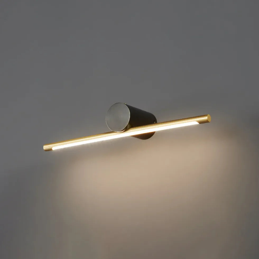 Wandleuchte innen schwarz gold im modernen einfachen Design - Clowas.de